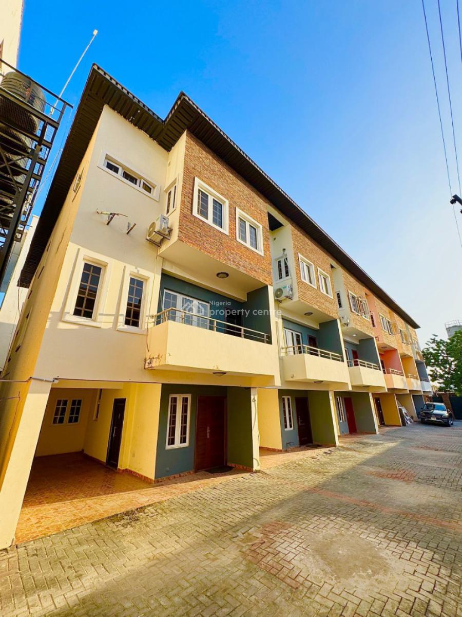 Spacious 3 -bedroom Terrace Duplex with 1 Bedroom Mini Flat Built on 2 Floor, Ikate, Lekki, Lagos, Terraced Duplex for Sale