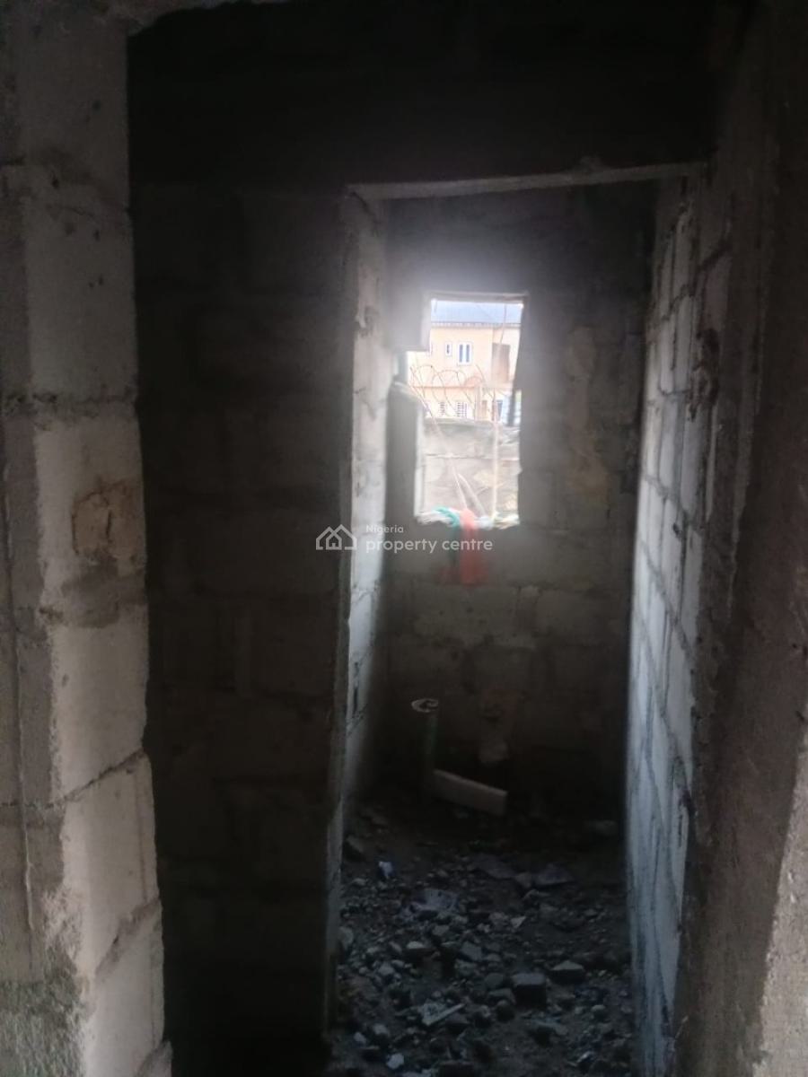 Half Plot of Land with 2 Mini Flat and Decking on It, United Estate, Sangotedo, Ajah, Lagos, Flat / Apartment for Sale