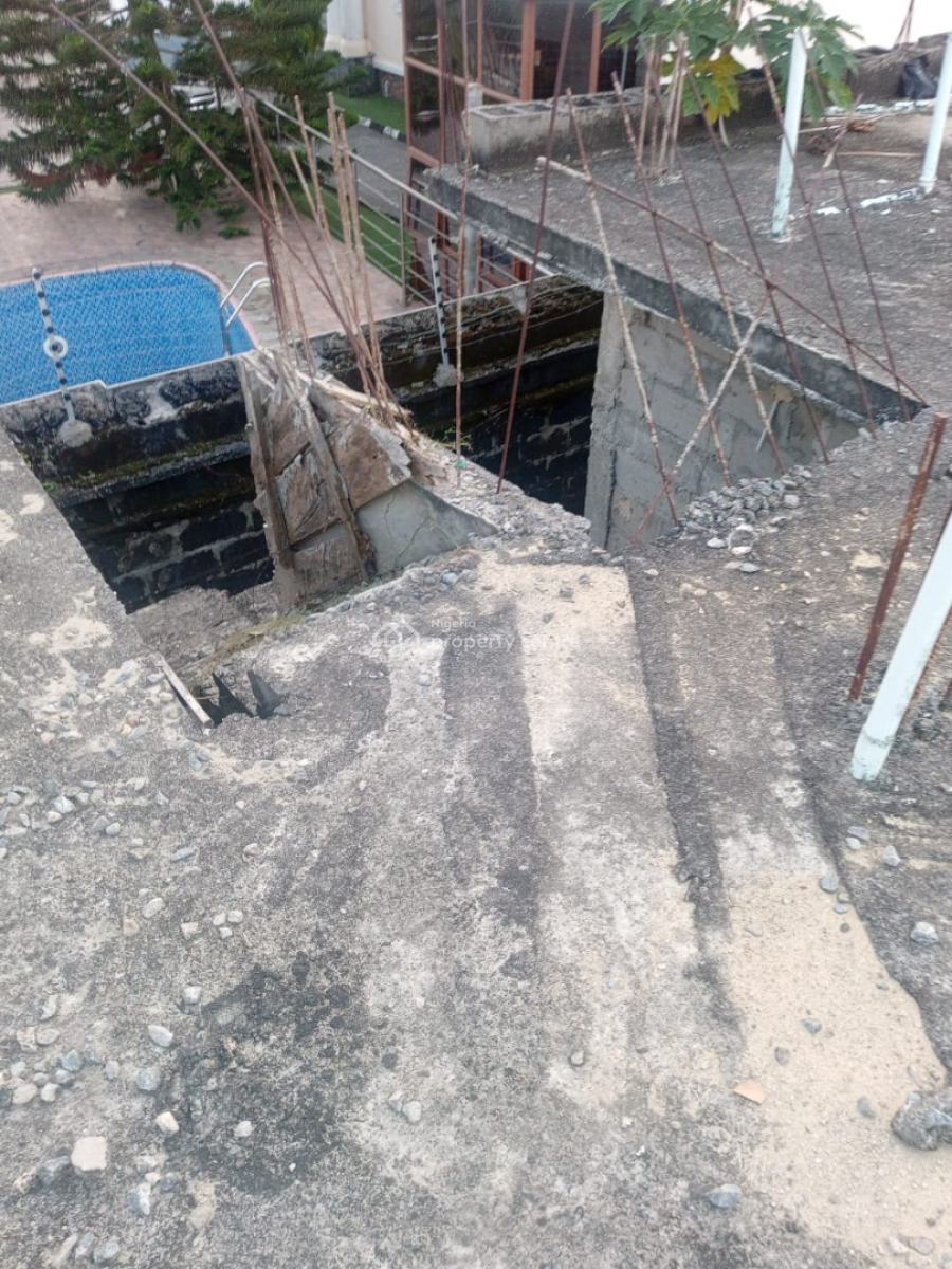 Half Plot of Land with 2 Mini Flat and Decking on It, United Estate, Sangotedo, Ajah, Lagos, Flat / Apartment for Sale