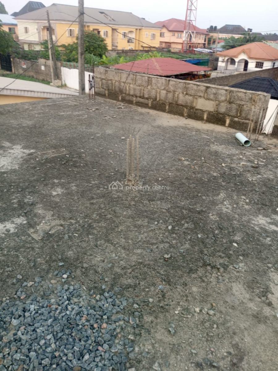 Half Plot of Land with 2 Mini Flat and Decking on It, United Estate, Sangotedo, Ajah, Lagos, Flat / Apartment for Sale