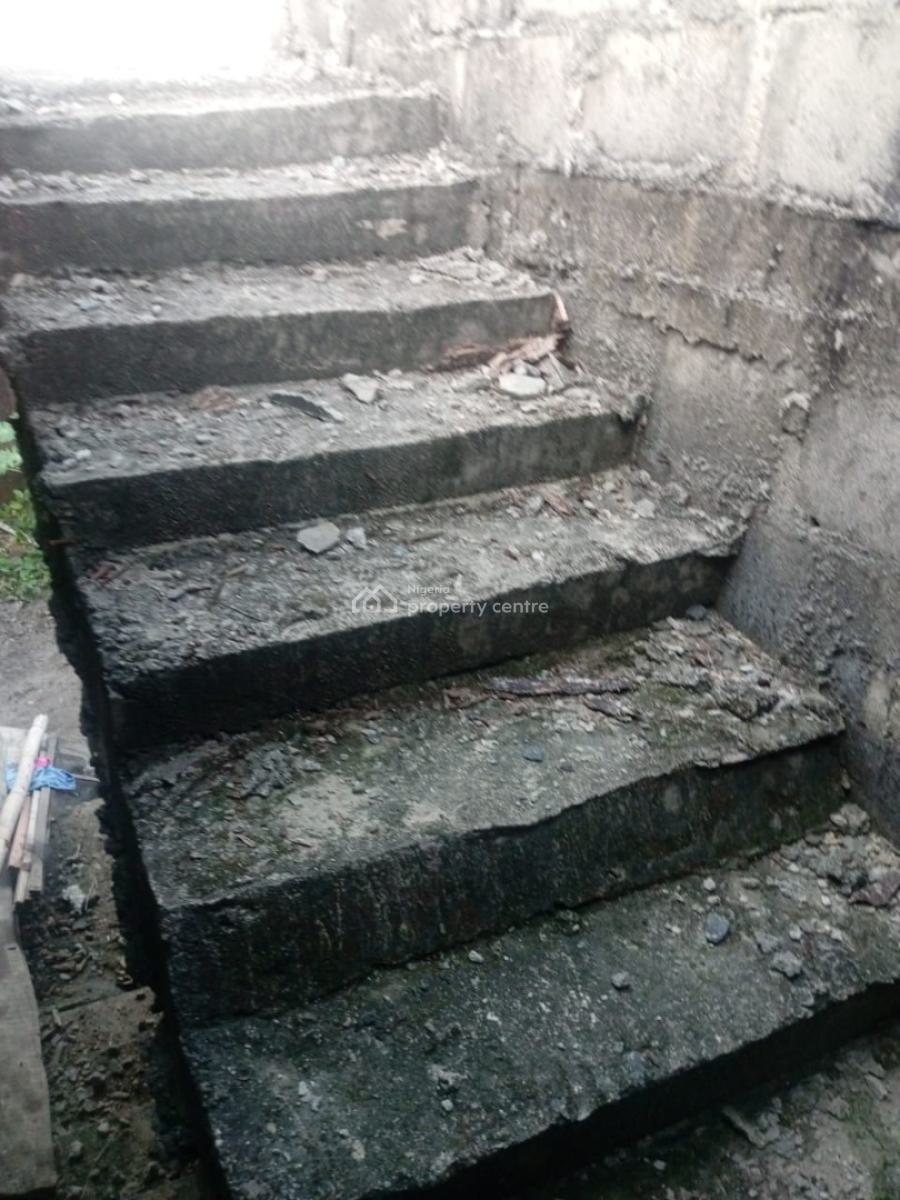Half Plot of Land with 2 Mini Flat and Decking on It, United Estate, Sangotedo, Ajah, Lagos, Flat / Apartment for Sale