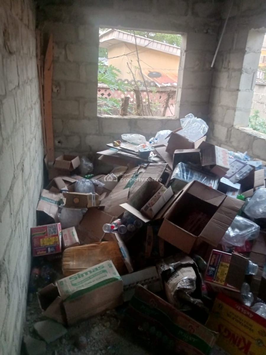 Half Plot of Land with 2 Mini Flat and Decking on It, United Estate, Sangotedo, Ajah, Lagos, Flat / Apartment for Sale