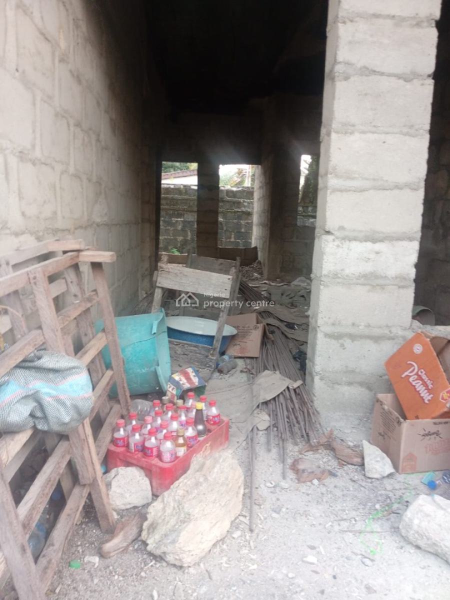 Half Plot of Land with 2 Mini Flat and Decking on It, United Estate, Sangotedo, Ajah, Lagos, Flat / Apartment for Sale