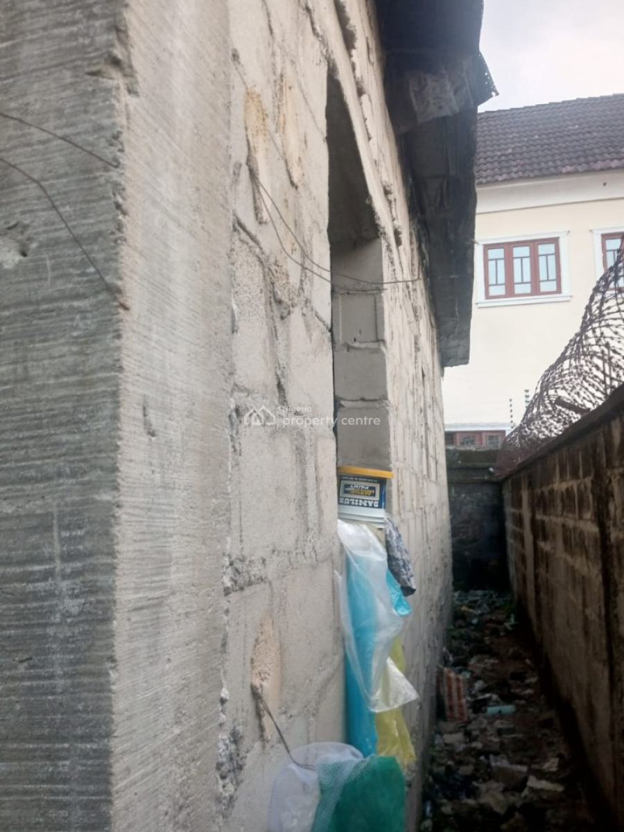 Half Plot of Land with 2 Mini Flat and Decking on It, United Estate, Sangotedo, Ajah, Lagos, Flat / Apartment for Sale