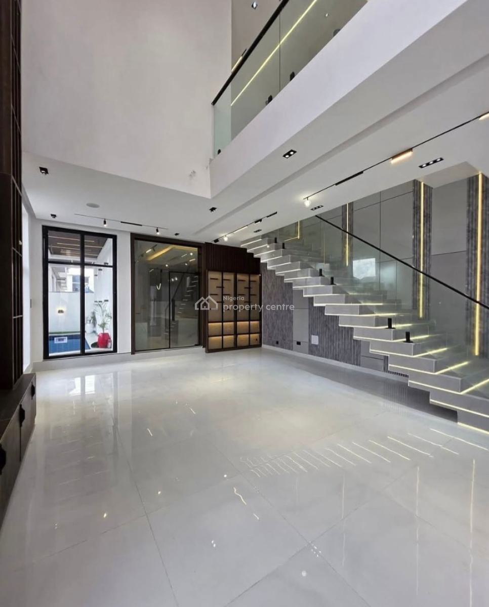 Luxury 5 Bedroom Fully Detached Duplex with Bq & Swimming Pool, Chevron, Lekki, Lagos, Detached Duplex for Sale