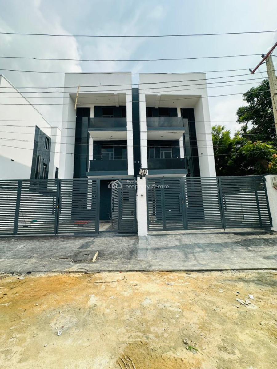 Newly Built 4 Bedrooms Semi Detached Duplex with Room Bq, Adeniyi Jones, Ikeja, Lagos, Semi-detached Duplex for Sale