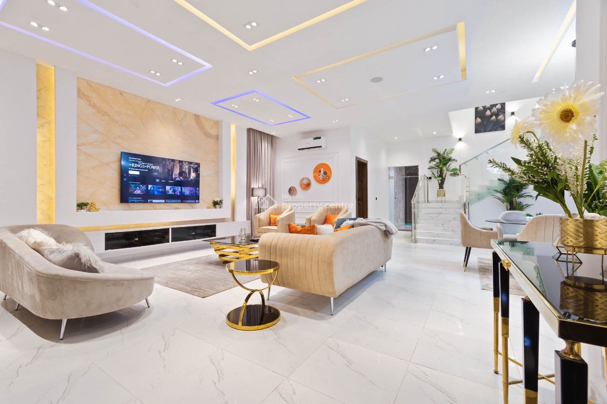 5 Bedroom Smart Home Duplex with Alexa Control, Pool, Ps5 and Snooker, Whitesand Beach Estate, Ologolo, Lekki, Lagos, House Short Let