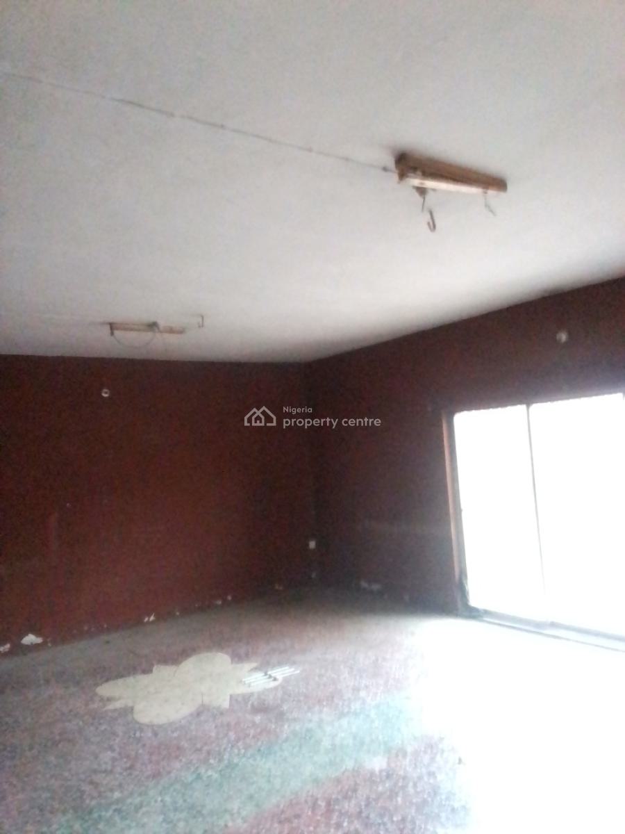 Very Spacious Ground Floor 3bedroom Flat, Terrazzo Floor &bare Floor, Off Jonathan Coker Road, Fagba, Agege, Lagos, Flat / Apartment for Rent
