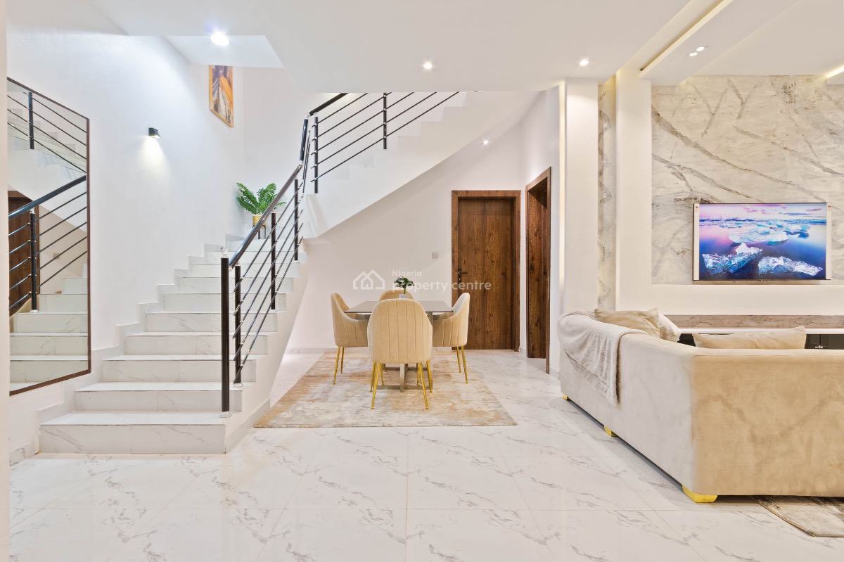 4 Bedroom Semi Detached Smart Home with Alexa Control, Pool & Ps5, Whitesand Beach Estate, Ologolo, Lekki, Lagos, House Short Let