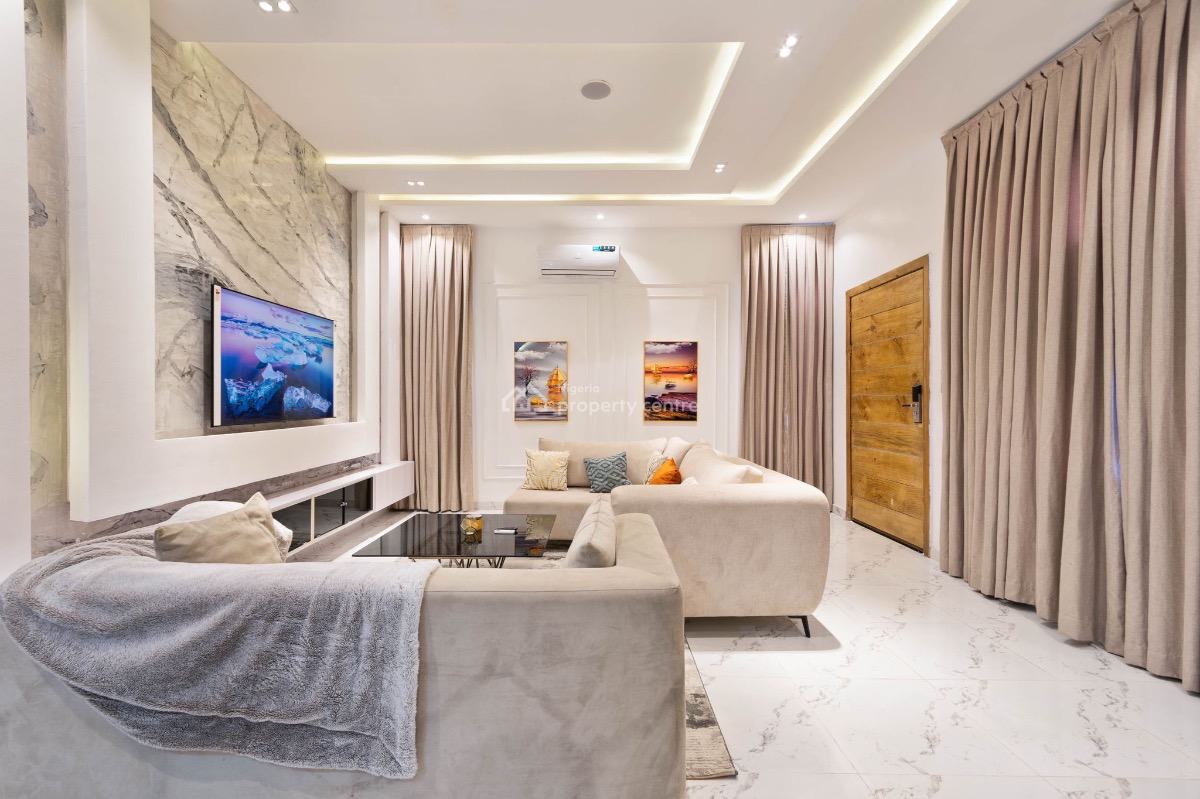 4 Bedroom Semi Detached Smart Home with Alexa Control, Pool & Ps5, Whitesand Beach Estate, Ologolo, Lekki, Lagos, House Short Let