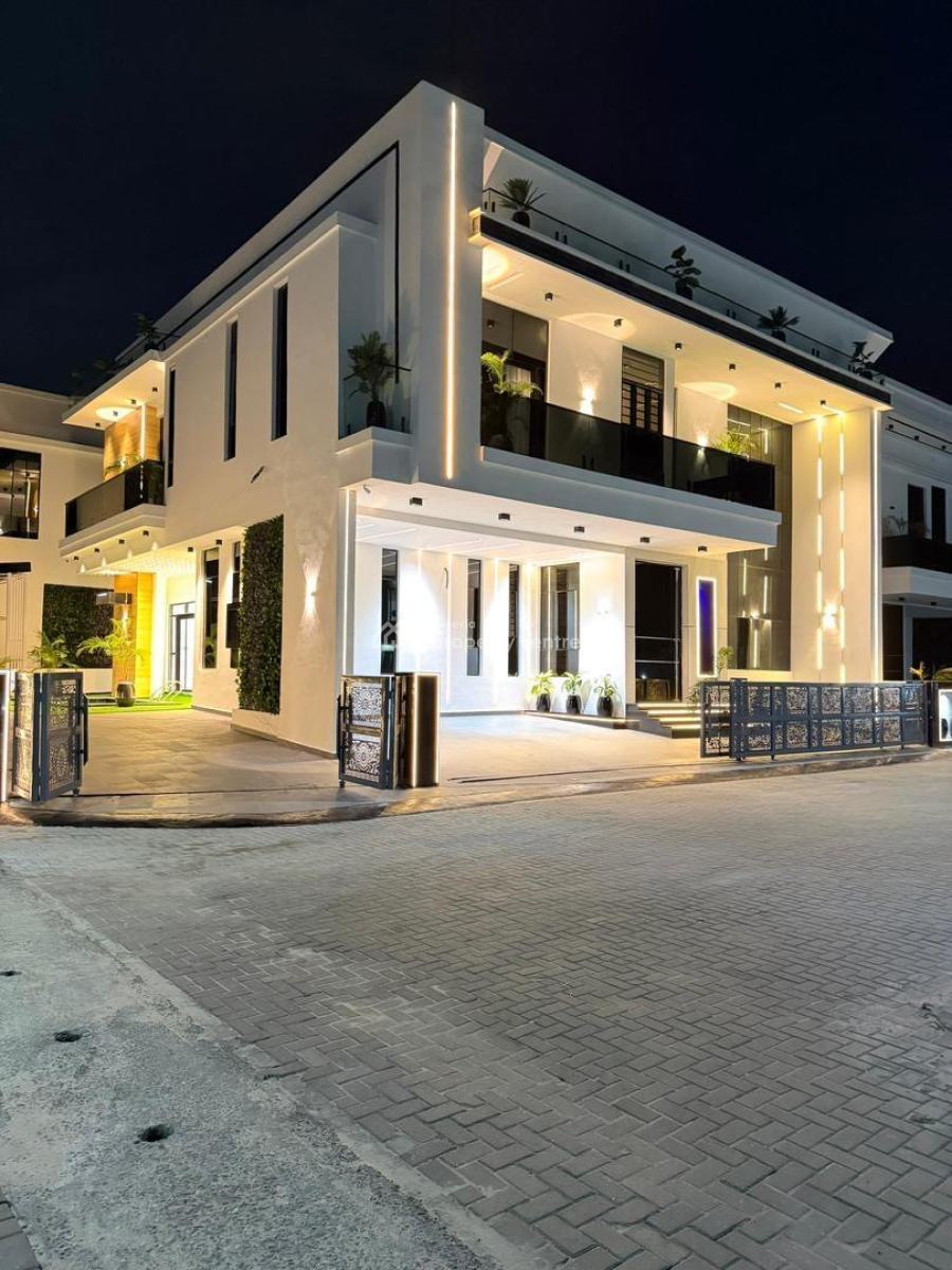 Exquisitely Finished 5 Bedroom Fully Detached Duplex with Rooftop, Chevron Conservation, Lekki, Lagos, Detached Duplex for Sale