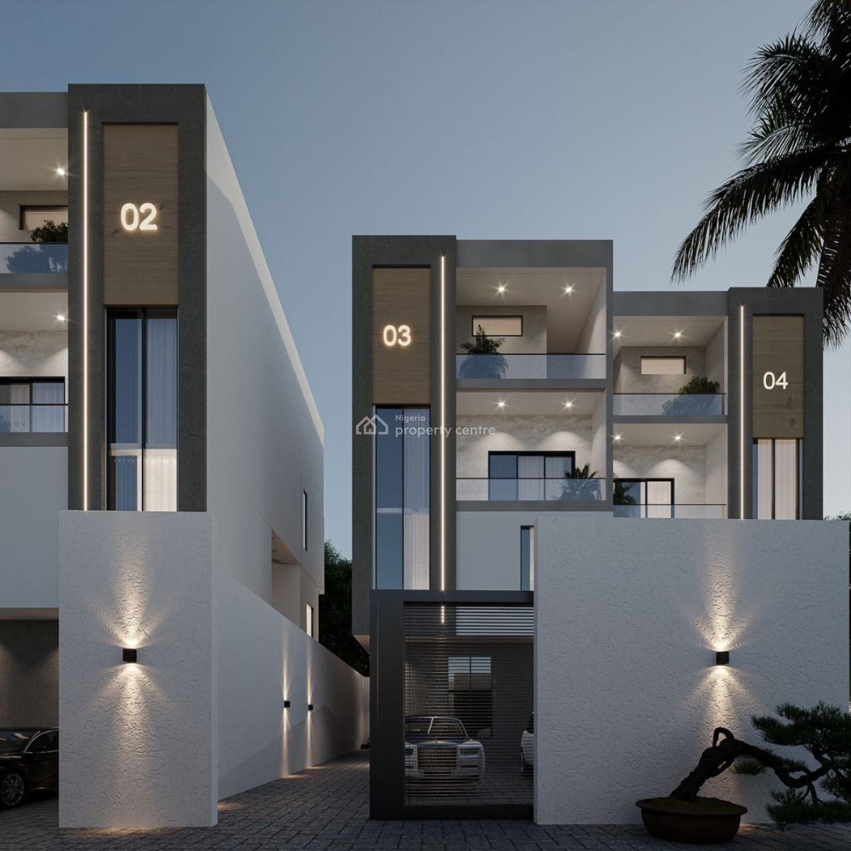 Brand New  Semi Detached 4 Bedroom Duplexes with Bq, Banana Island, Ikoyi, Lagos, Semi-detached Duplex for Sale