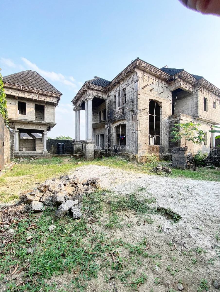 Uncompleted 5 Bedrooms Detached Duplex with Gate House, Gen House,, Eneka, Port Harcourt, Rivers, Detached Duplex for Sale