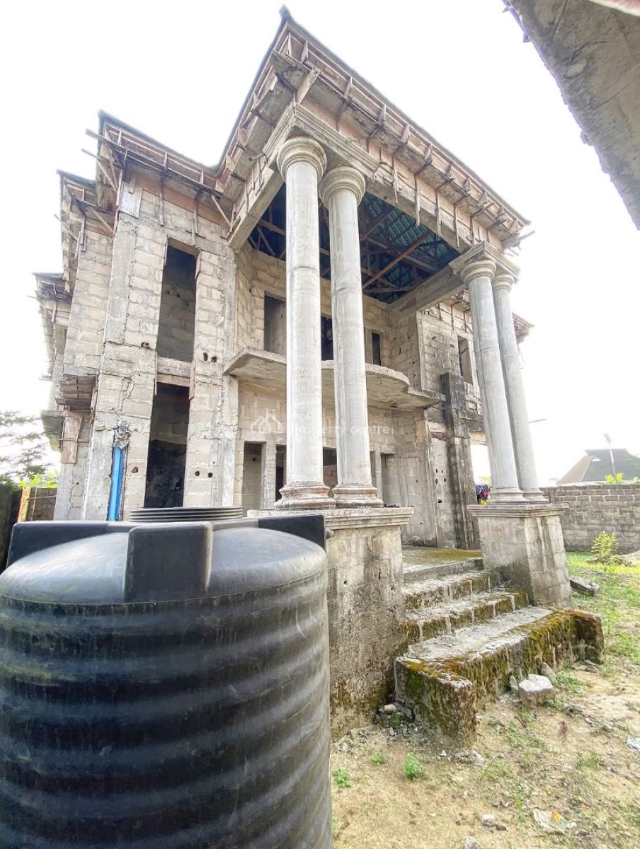 Uncompleted 5 Bedrooms Detached Duplex with Gate House, Gen House,, Eneka, Port Harcourt, Rivers, Detached Duplex for Sale