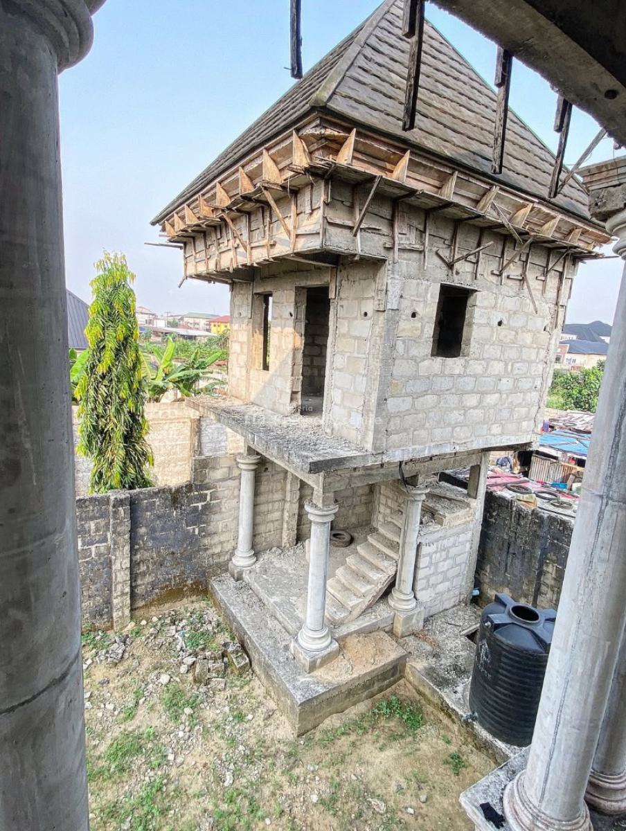 Uncompleted 5 Bedrooms Detached Duplex with Gate House, Gen House,, Eneka, Port Harcourt, Rivers, Detached Duplex for Sale