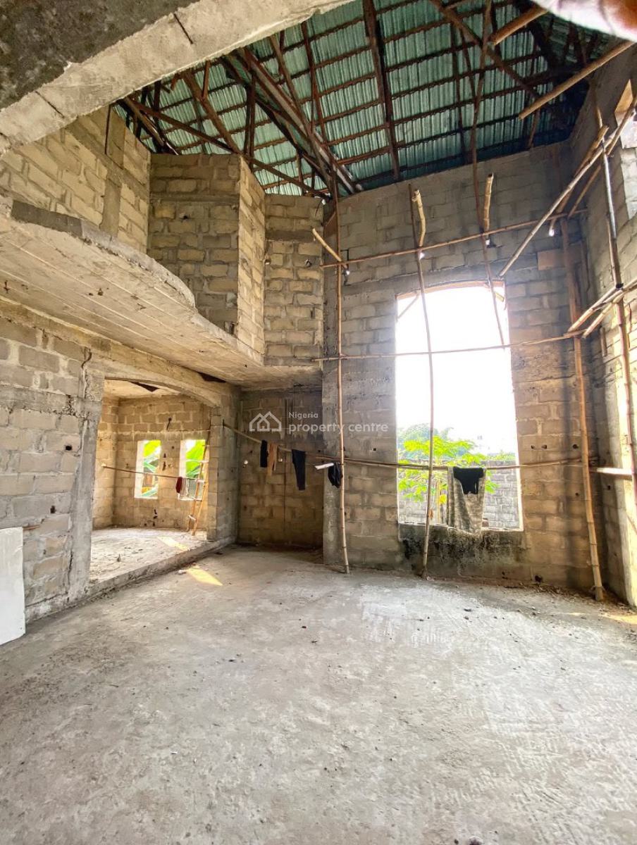 Uncompleted 5 Bedrooms Detached Duplex with Gate House, Gen House,, Eneka, Port Harcourt, Rivers, Detached Duplex for Sale