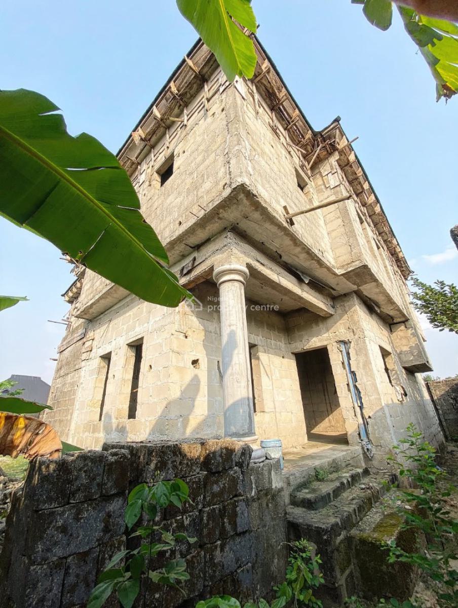 Uncompleted 5 Bedrooms Detached Duplex with Gate House, Gen House,, Eneka, Port Harcourt, Rivers, Detached Duplex for Sale