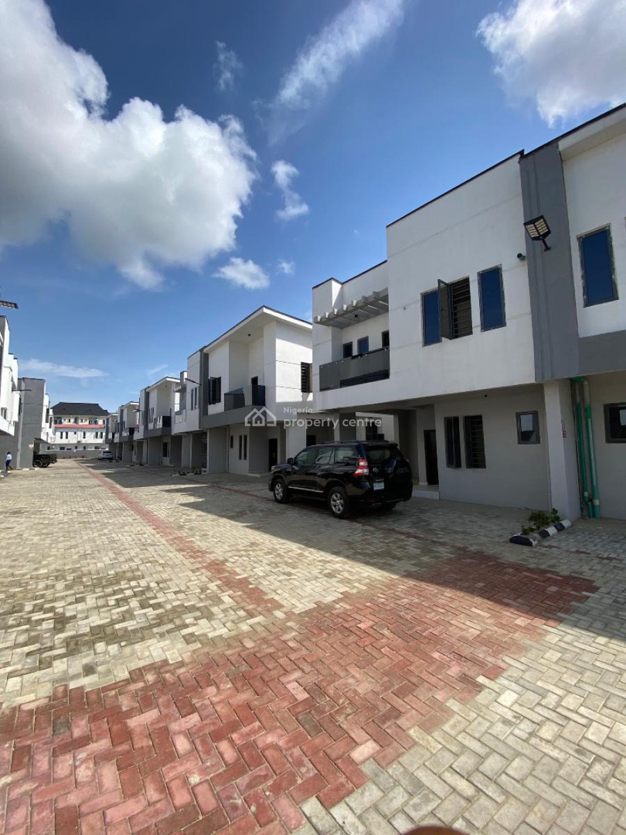 Standard and Spacious 4 Bedroom Duplex, Royal Palmcourt,ado Road, Ajah, Lagos, Terraced Duplex for Rent