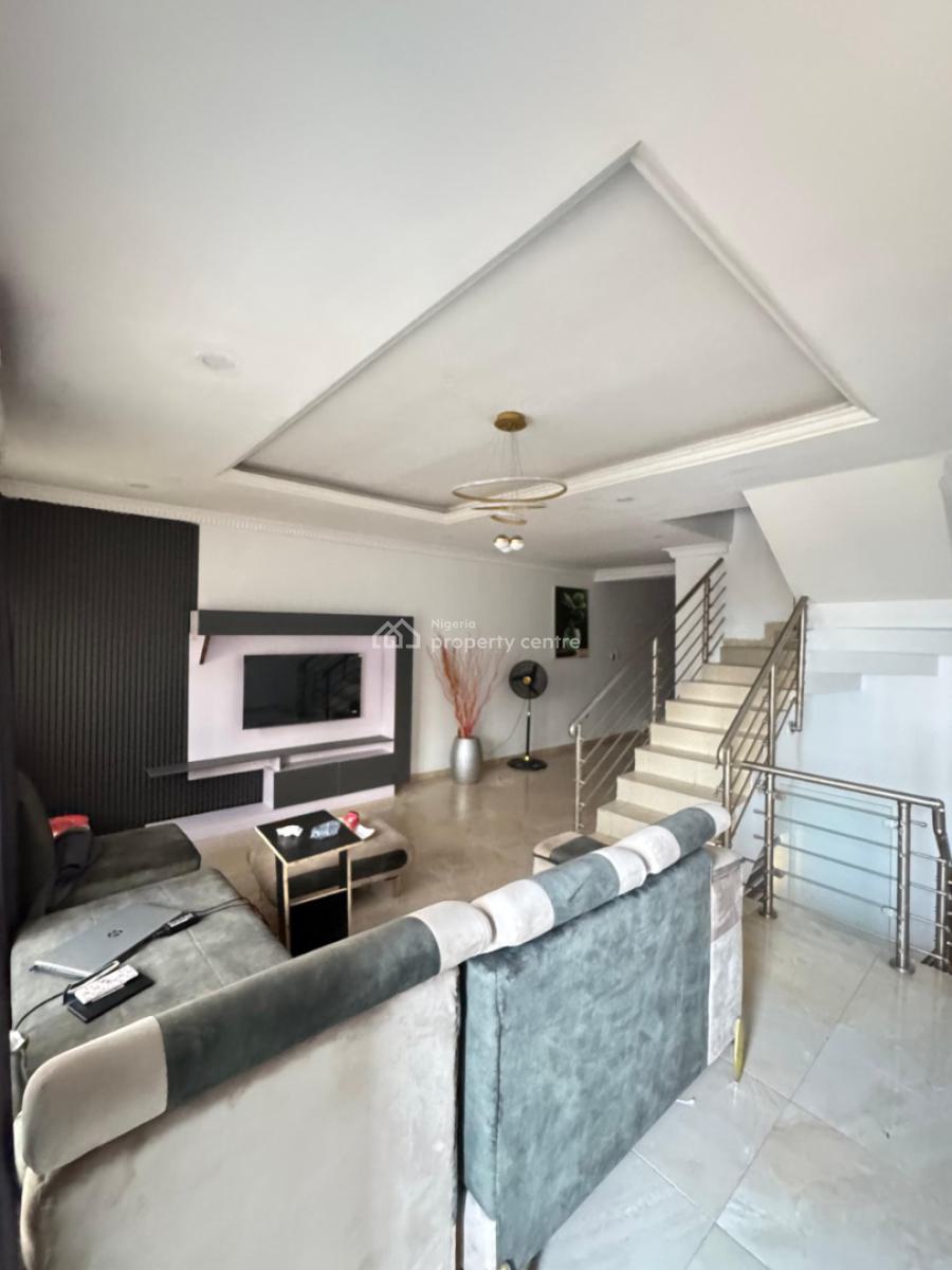 The Most Affordable Furnished 3 Bedrooms Terraced Duplex + Mini Flat, Ikate, Lekki, Lagos, Terraced Duplex for Sale