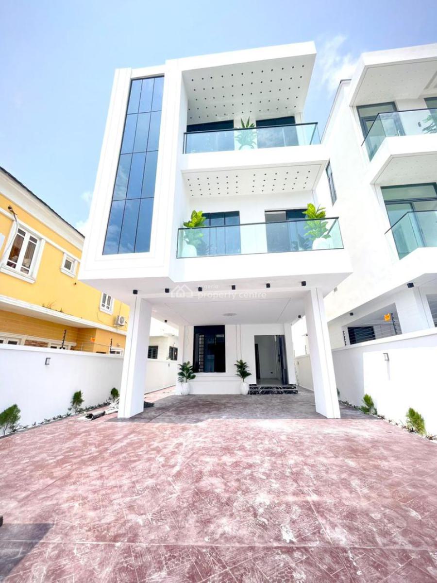 5 Bedroom Fully Detached Duplex with Bq, Chevron, Lekki, Lagos, Detached Duplex for Sale
