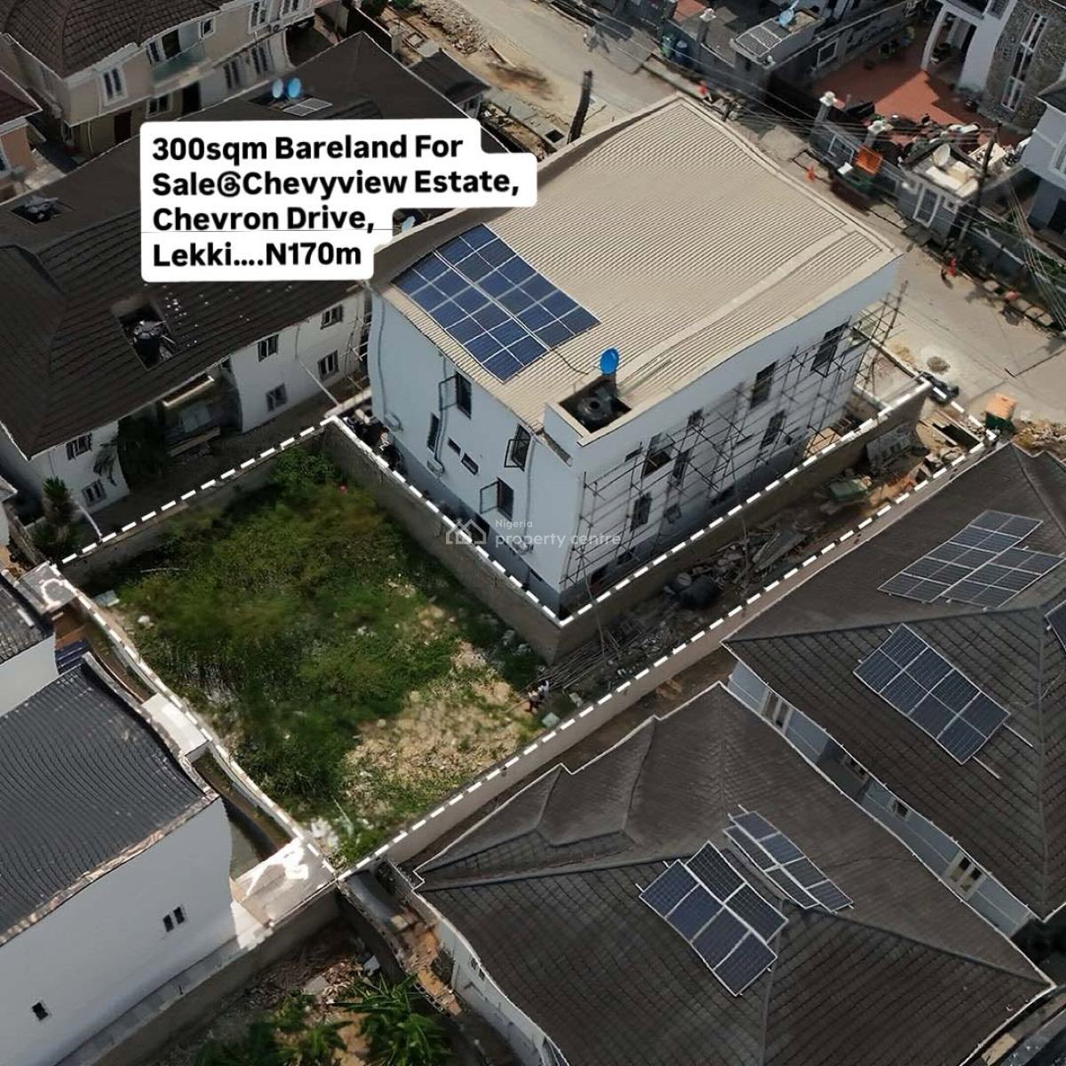 300sqm Bareland, Chevy View Estate Chevron, Lekki, Lagos, Residential Land for Sale