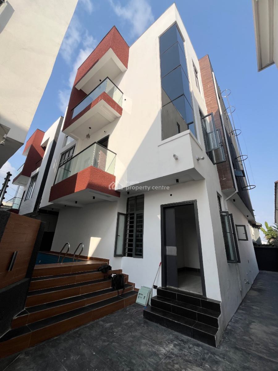 Luxury 5 Bedroom Duplex + Swimming Pool and Bq, Lekki Phase 1, Lekki, Lagos, Detached Duplex for Rent