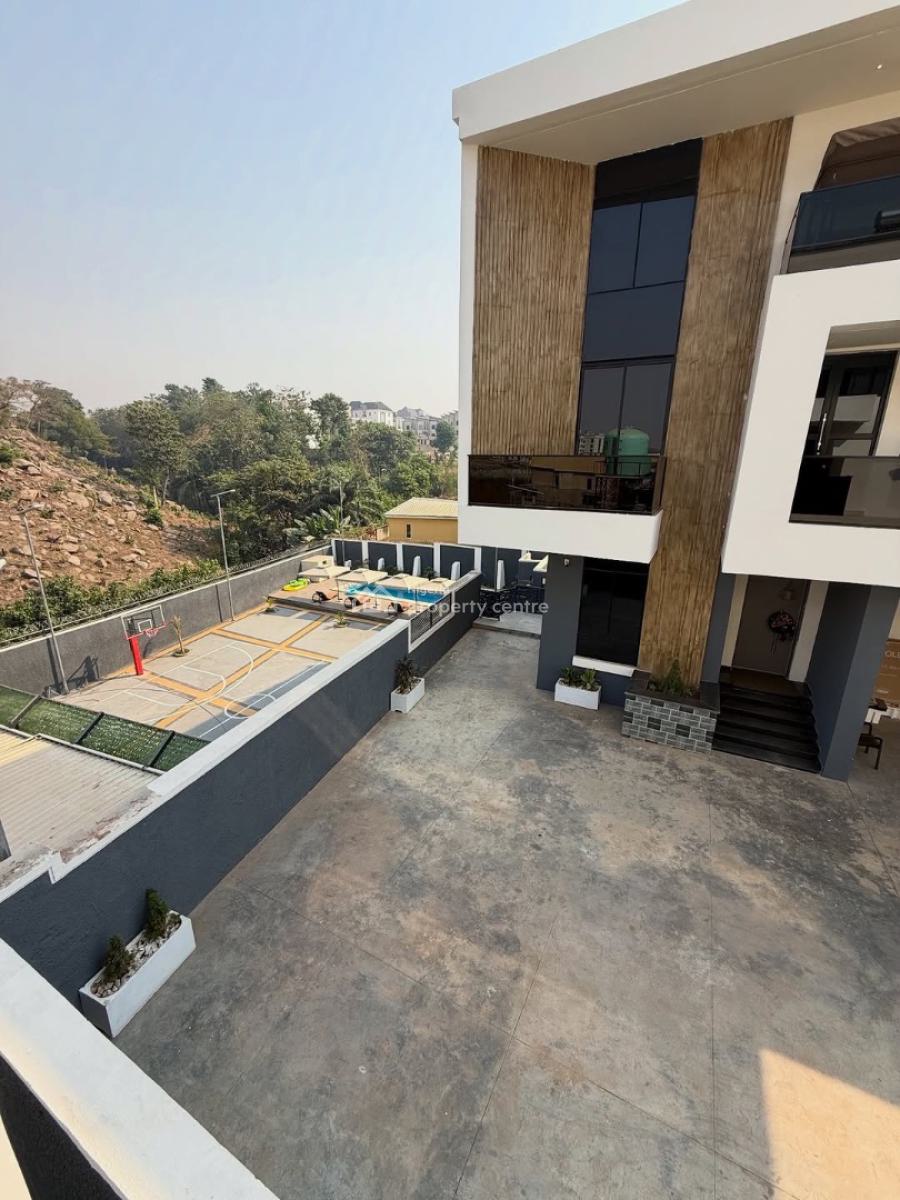 Pristine 6 Bedroom Detached Duplex with a Basement,pool and Bq, Guzape District, Abuja, Detached Duplex for Sale