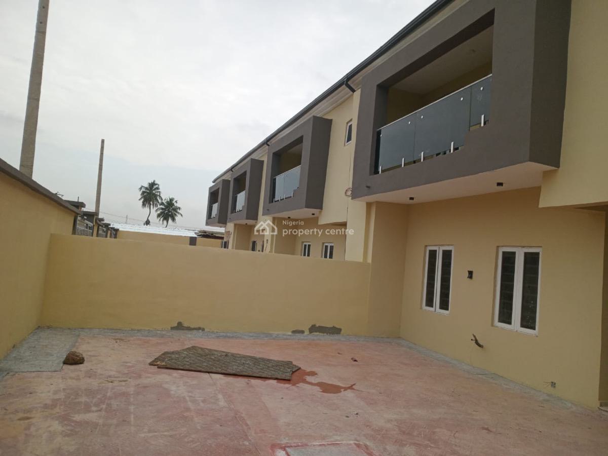 Brand New Executive 4 Bedroom Terrace Duplex with Separate Gate, Santos Estate, Akowonjo, Alimosho, Lagos, Terraced Duplex for Sale