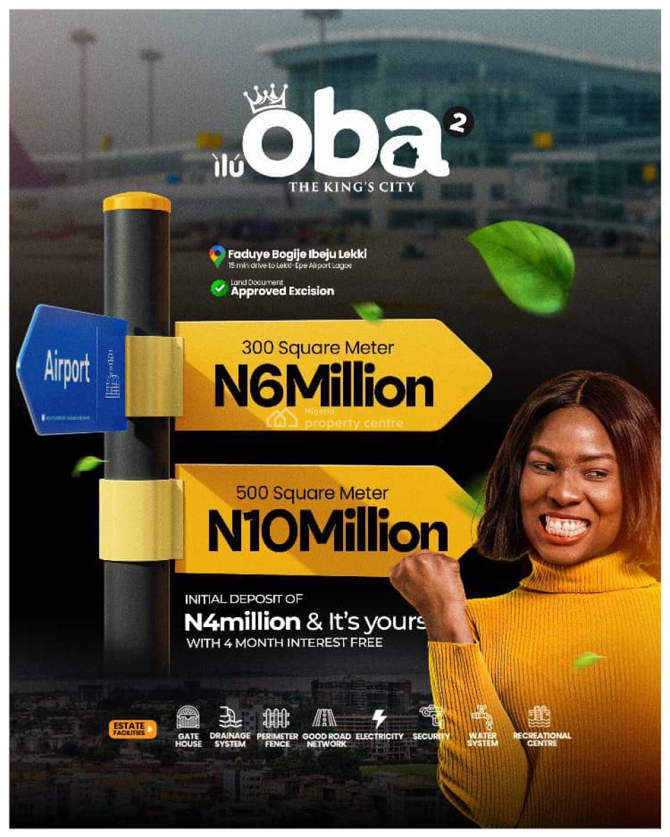 Invest in The Future:  a Prime Real Estate Opportunity, Ìlú Oba², Bogije, Ibeju Lekki, Lagos, Land for Sale