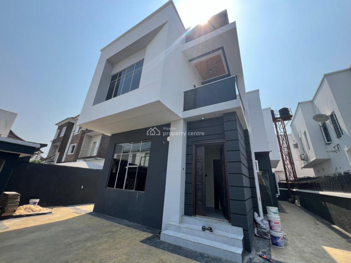 5 Bedroom Detached Duplex, Bq 25kva Solar, Osapa London Estate, Lekki, Lagos, Detached Duplex for Sale