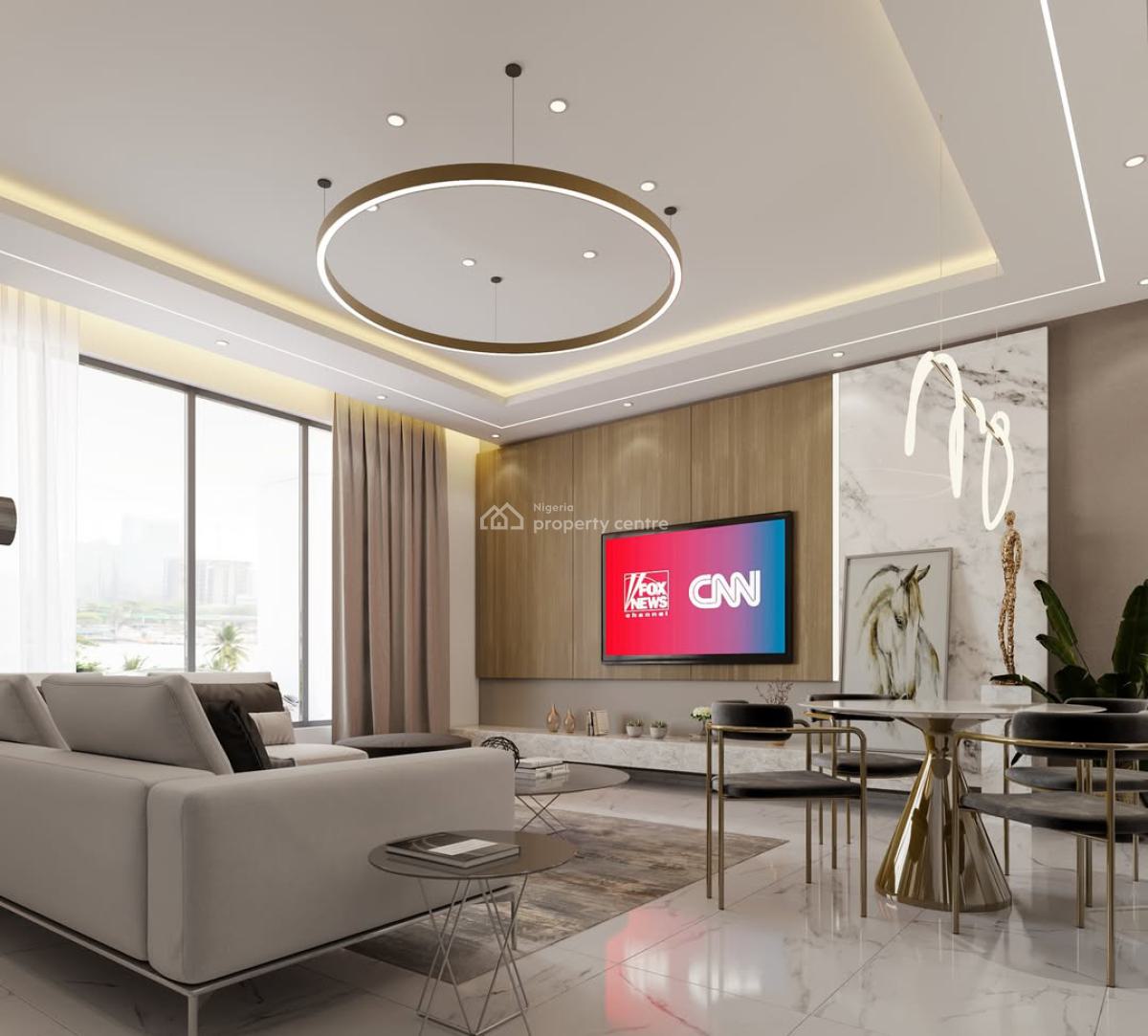 Hottest Selling Luxury 4 Bedroom with Home Automation in Serene Estate, Lagos Business School, Sangotedo, Ajah, Lagos, Terraced Duplex for Sale