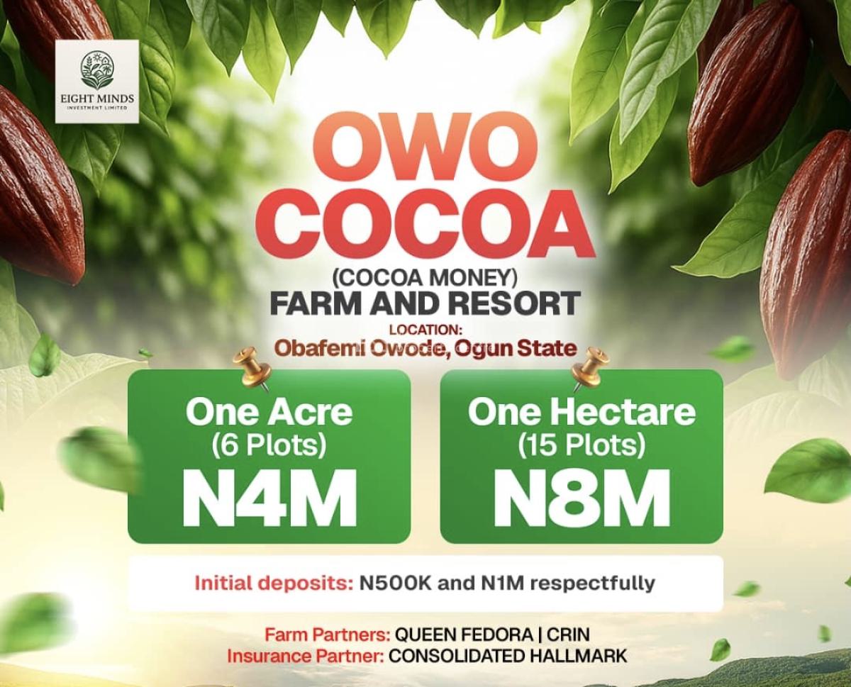 Invest in Cocoa Plantation and Earn Up to N4m Annually, Owode, Obafemi Owode, Ogun, Mixed-use Land for Sale