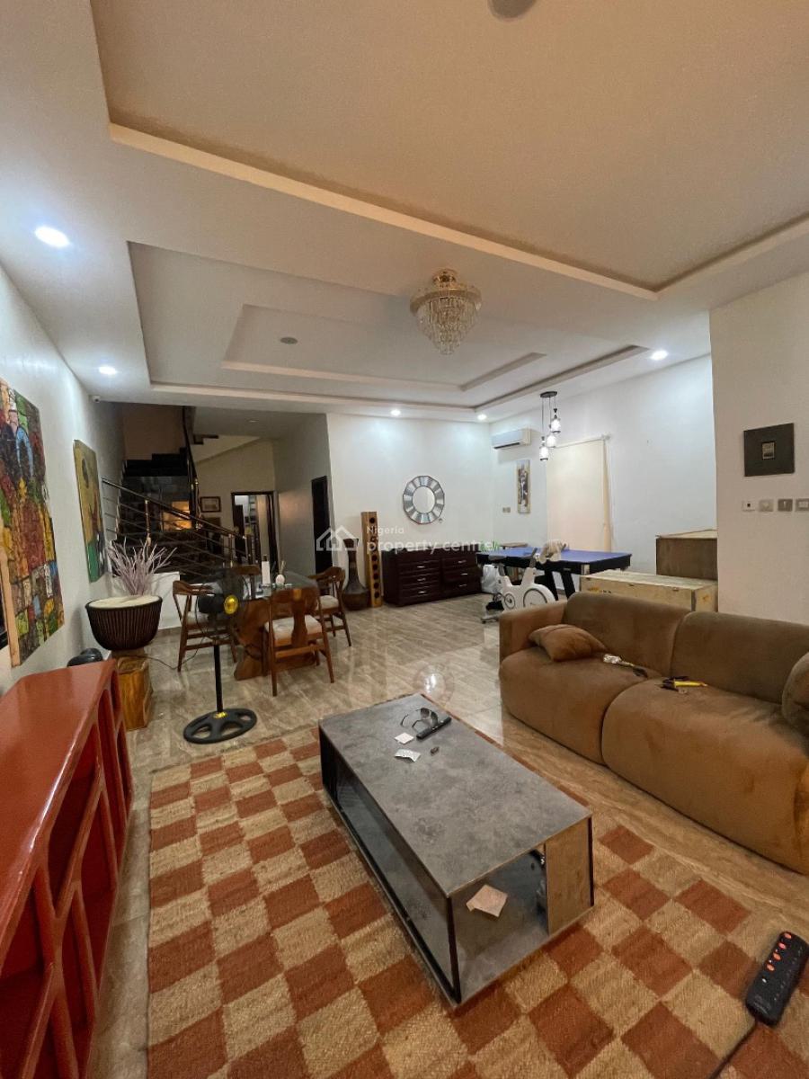 Opulent Self Serviced and Self Compound 4 Bedroom Semi Detached Duplex, Chevron, Lekki Phase 2, Lekki, Lagos, Semi-detached Duplex for Rent