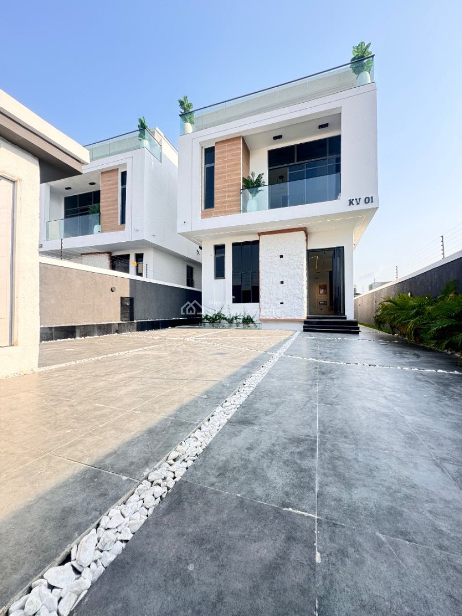 Modern Architectural Design 4 Bedroom Duplex with Bq Good Ambiance, Orchid Road ,before Round About, Lekki, Lagos, Detached Duplex for Sale