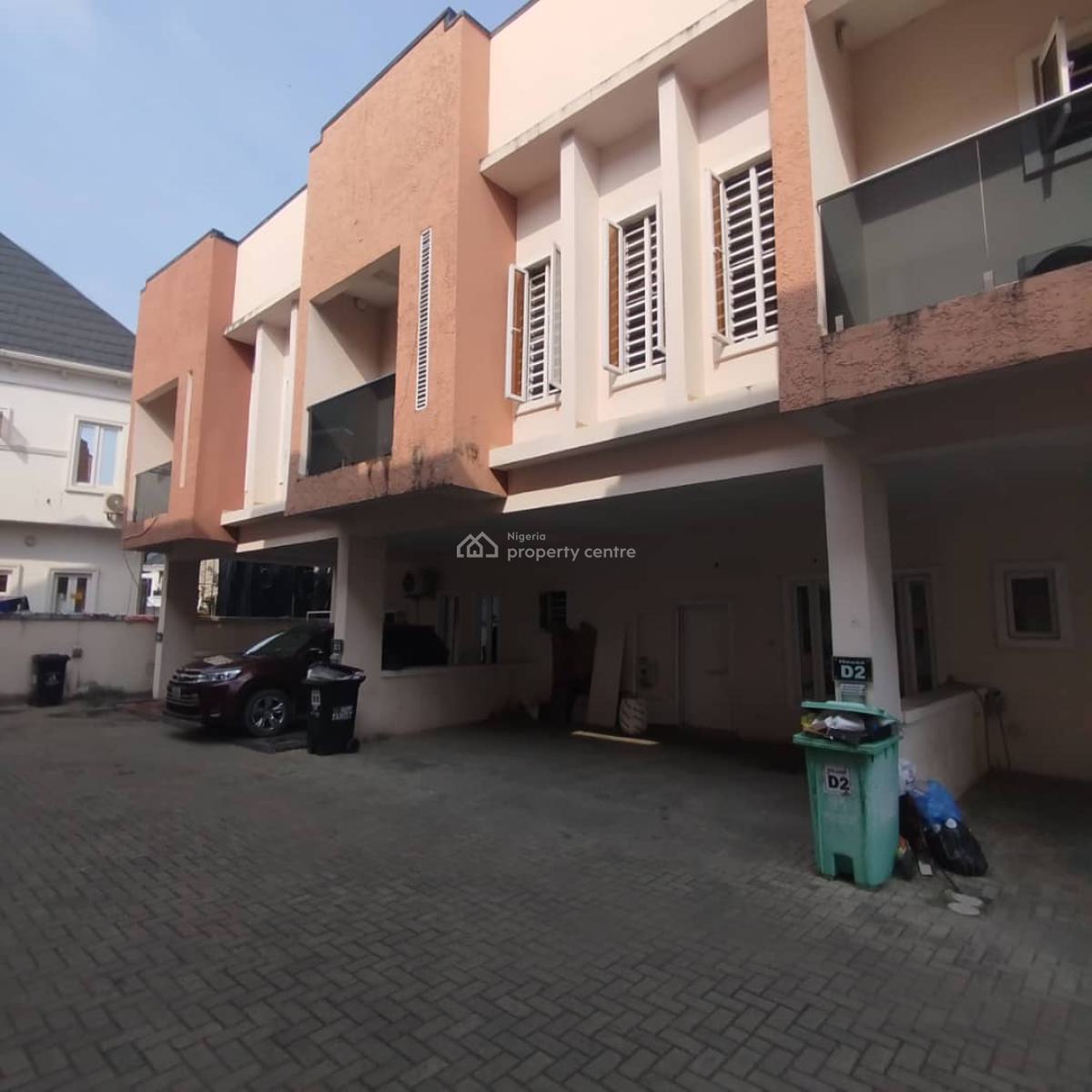 Nice Luxury 4 Bedroom Duplex Terrace Fully Service, Orchid Road Lekki Before Road About, Lekki, Lagos, Terraced Duplex for Rent