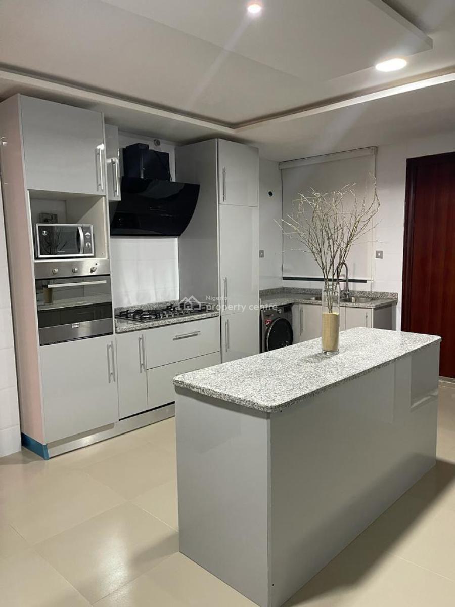 Fully Furnished 3 Bedroom Serviced Apartment with Bq (4th Floor), Banana Island, Ikoyi, Lagos, Flat / Apartment for Rent