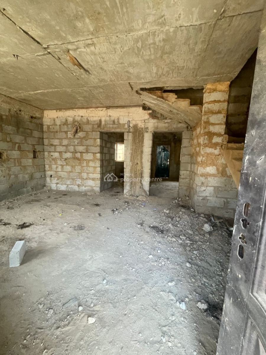 Semi Finished 4 Bedroom Terrace Duplex in an Estate, Lifecamp District, Life Camp, Abuja, Terraced Duplex for Sale