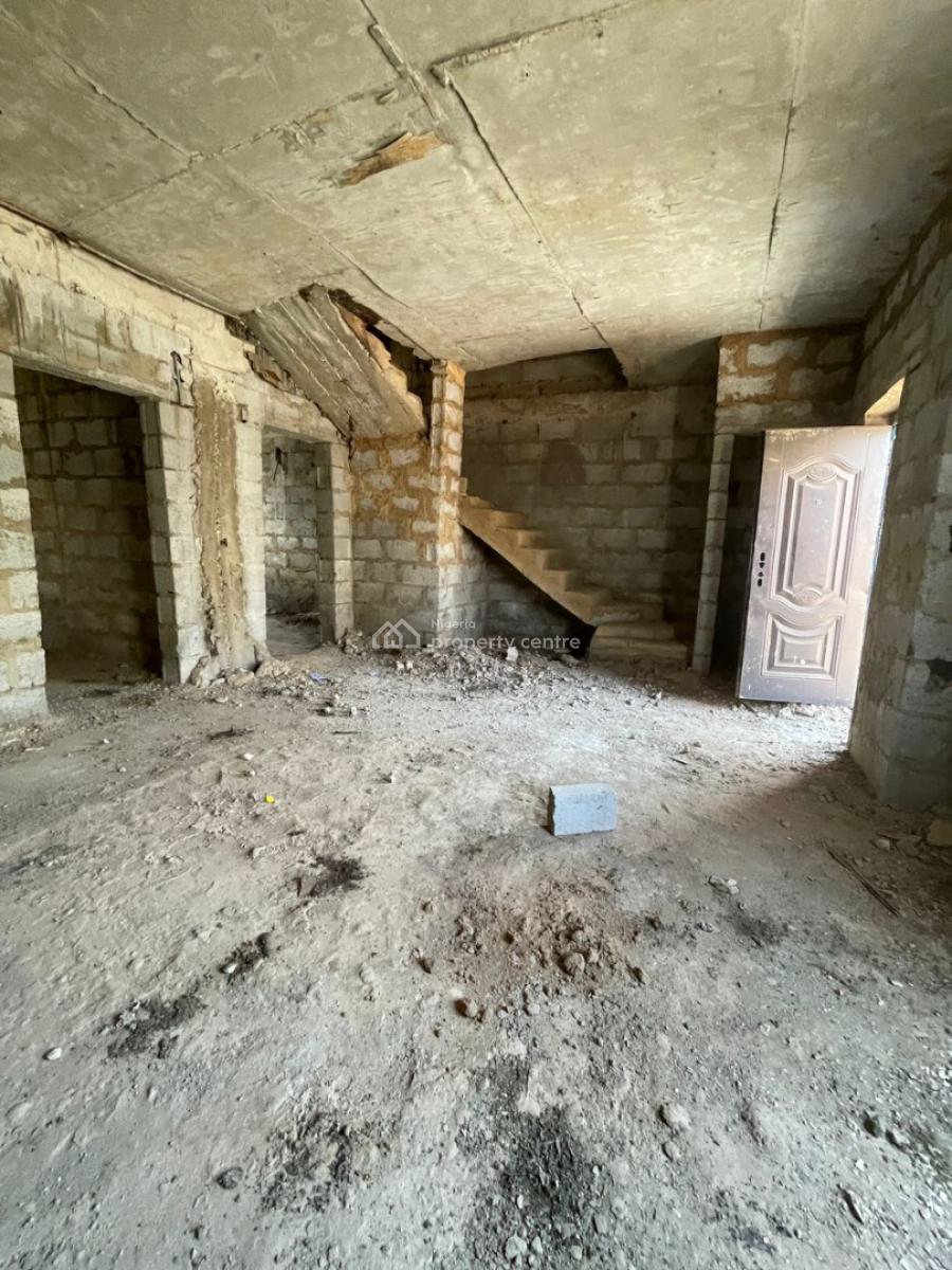 Semi Finished 4 Bedroom Terrace Duplex in an Estate, Lifecamp District, Life Camp, Abuja, Terraced Duplex for Sale