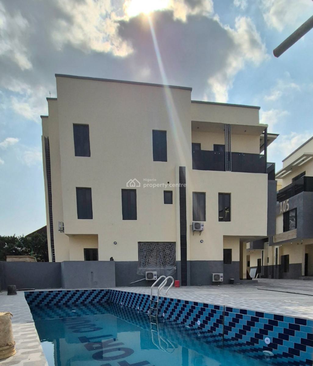 Luxurious 4 Bedroom Terrace Duplex with a Room Bq, Swimming Pool & Gym, Off Issac John Street, Ikeja Gra, Ikeja, Lagos, Terraced Duplex for Sale