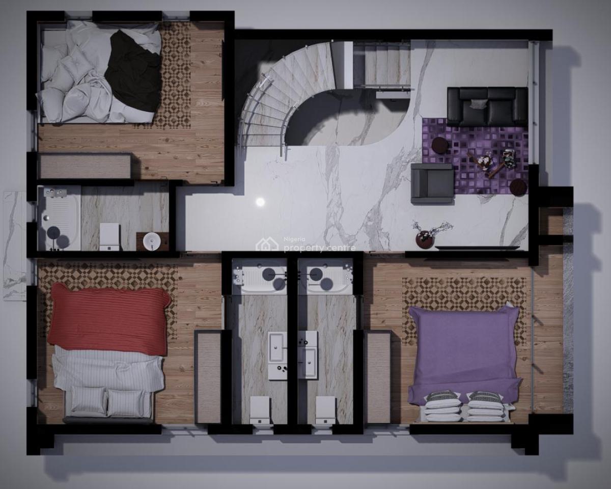 Newly Built 5 Bedroom Semi Detached Duplex with Bq, Surulere, Lagos, Semi-detached Duplex for Sale