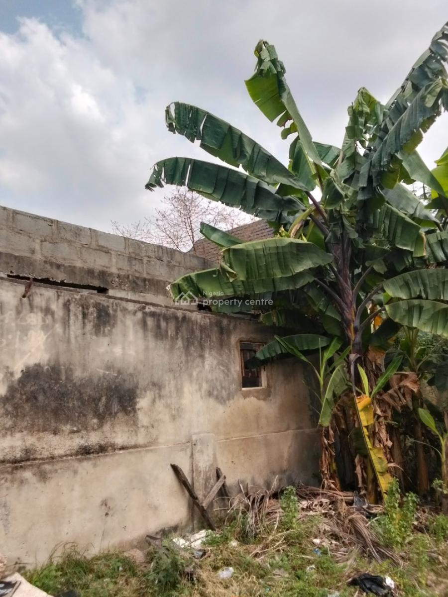 Uncompleted Block of 2 Flats on 428sqm, Peace Estate Canoe / Ajao Estate, Isolo, Lagos, House for Sale