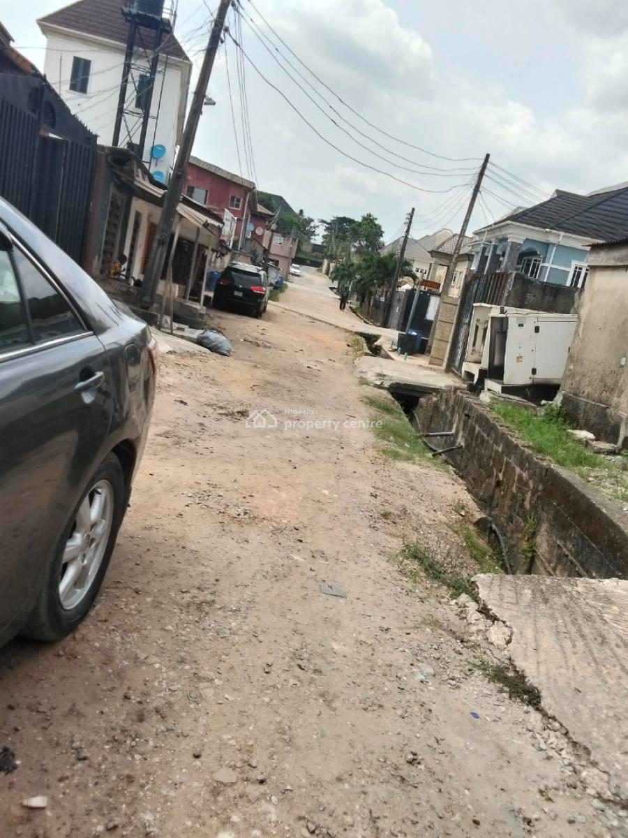 Uncompleted Block of 2 Flats on 428sqm, Peace Estate Canoe / Ajao Estate, Isolo, Lagos, House for Sale
