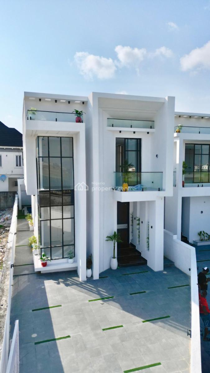 Affordable 5 Bedroom Fully Detached Duplex with , Bq & Swimming Pool, Chevron, Lekki, Lagos, Detached Duplex for Sale