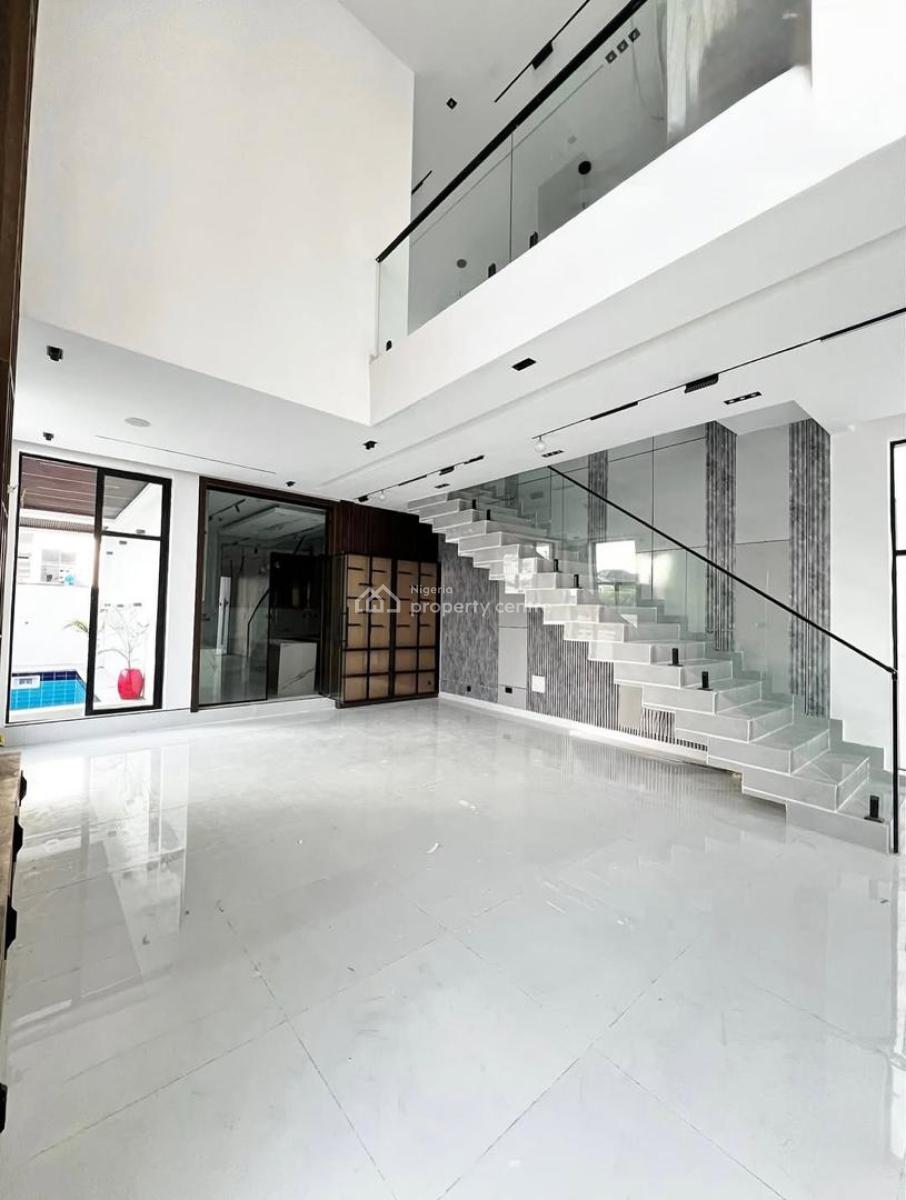 Affordable 5 Bedroom Fully Detached Duplex with , Bq & Swimming Pool, Chevron, Lekki, Lagos, Detached Duplex for Sale