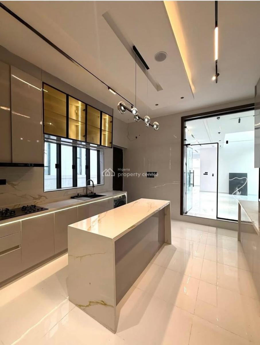 Affordable 5 Bedroom Fully Detached Duplex with , Bq & Swimming Pool, Chevron, Lekki, Lagos, Detached Duplex for Sale