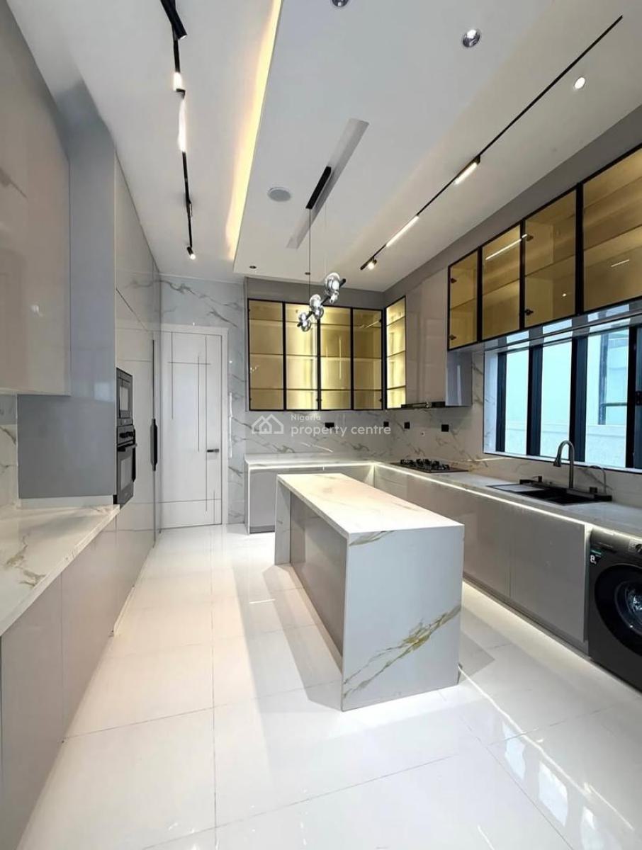 Affordable 5 Bedroom Fully Detached Duplex with , Bq & Swimming Pool, Chevron, Lekki, Lagos, Detached Duplex for Sale