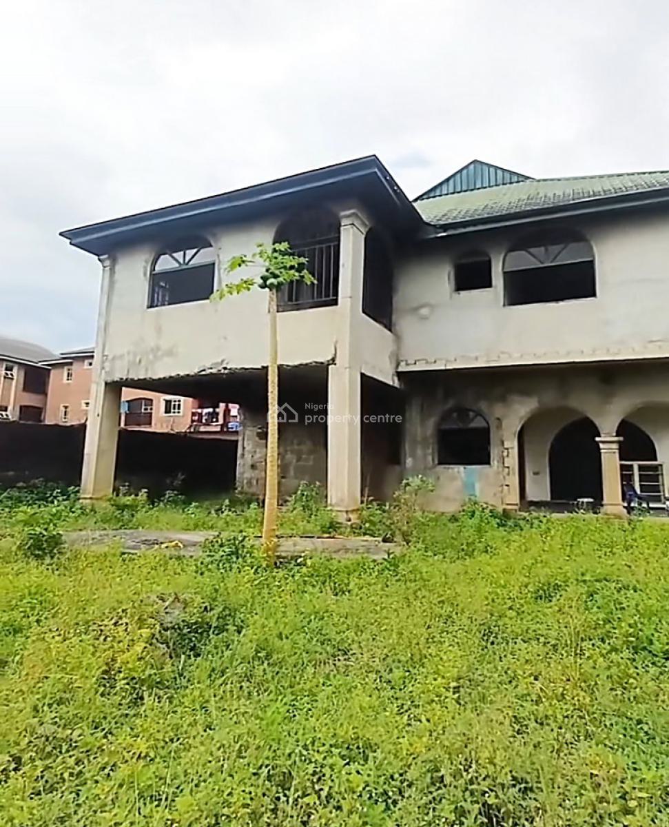 3 Plots of Land with 7 Bedroom Duplex, Aker Road, Iwofe, Rumolumeni, Port Harcourt, Rivers, Mixed-use Land for Sale