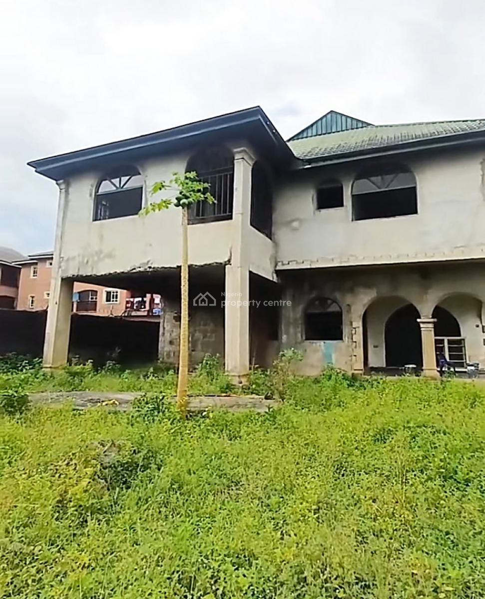 3 Plots of Land with 7 Bedroom Duplex, Aker Road, Iwofe, Rumolumeni, Port Harcourt, Rivers, Mixed-use Land for Sale