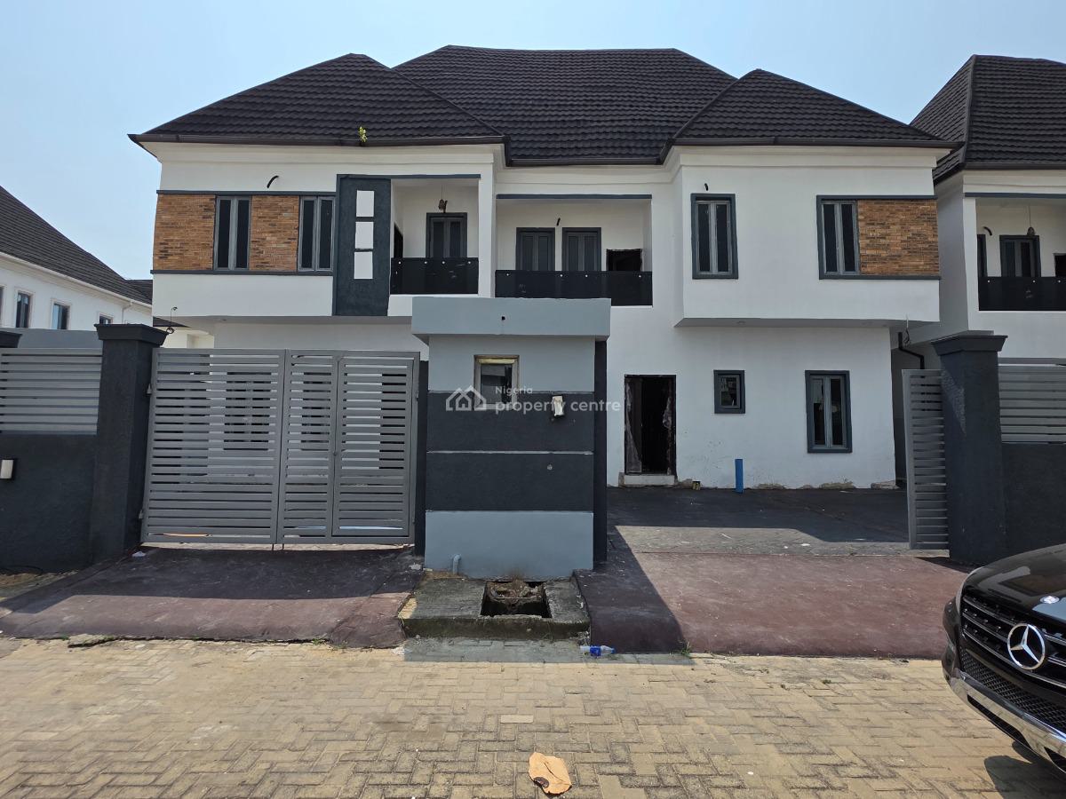 Newly Built 4 Bedroom Semi-detached Duplex, Chevron Tollgate, Lekki, Lagos, Semi-detached Duplex for Sale