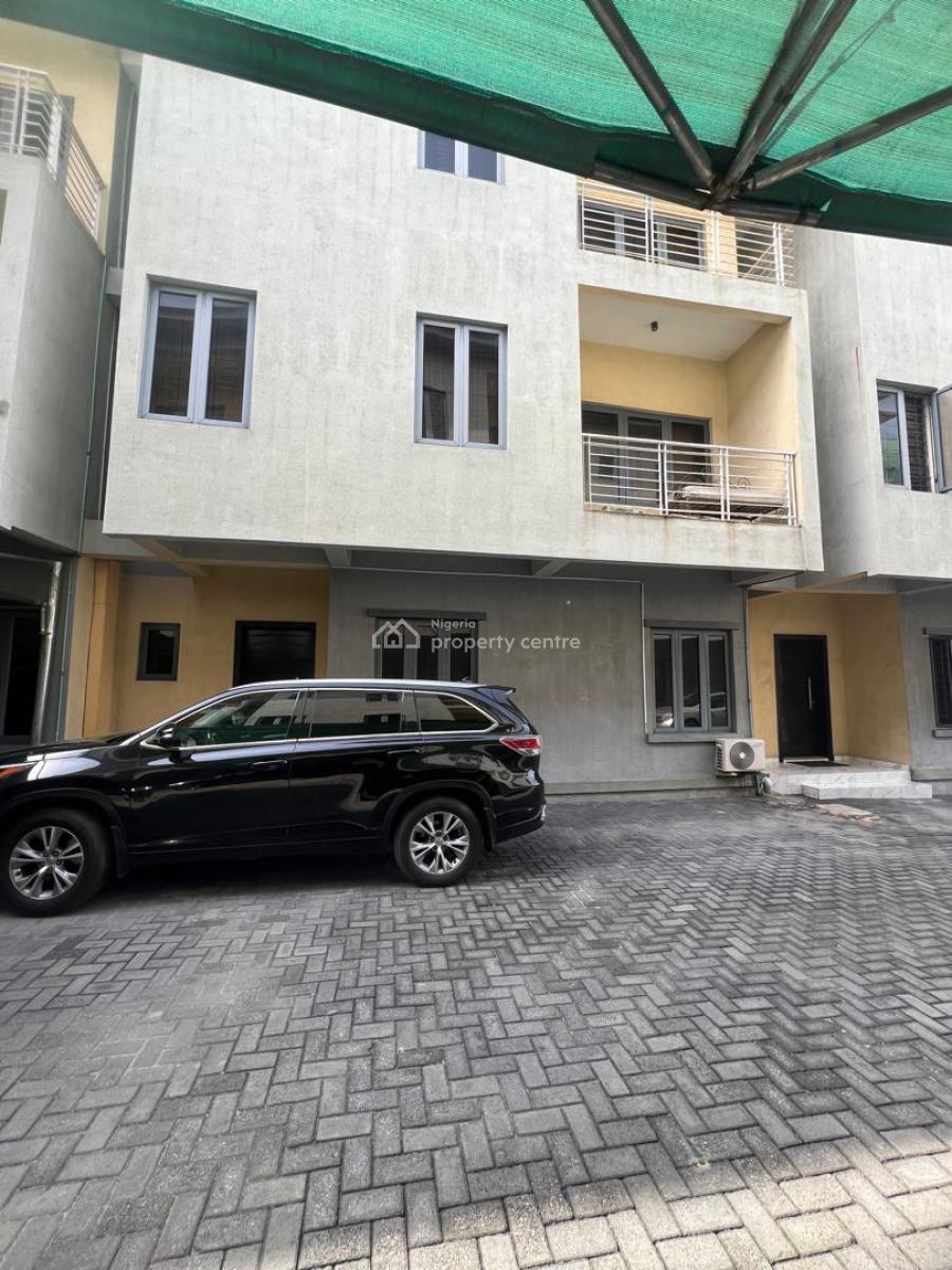 Luxury 2 Unit of Town House with Bq Good for Commercial Purposes, Kusenla Road, Ikate Elegushi, Lekki, Lagos, Terraced Duplex for Rent